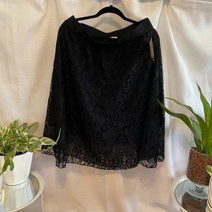 Black Lace LuLaRoe Lula Skirt